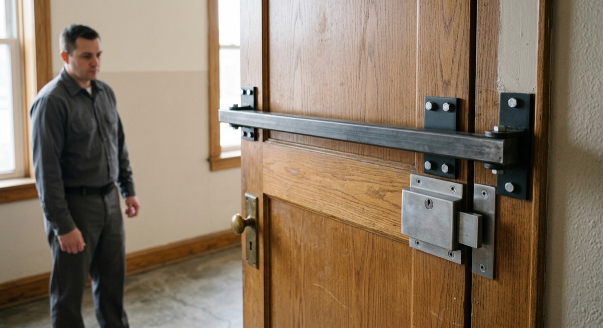 Blinder une porte existante sans la remplacer